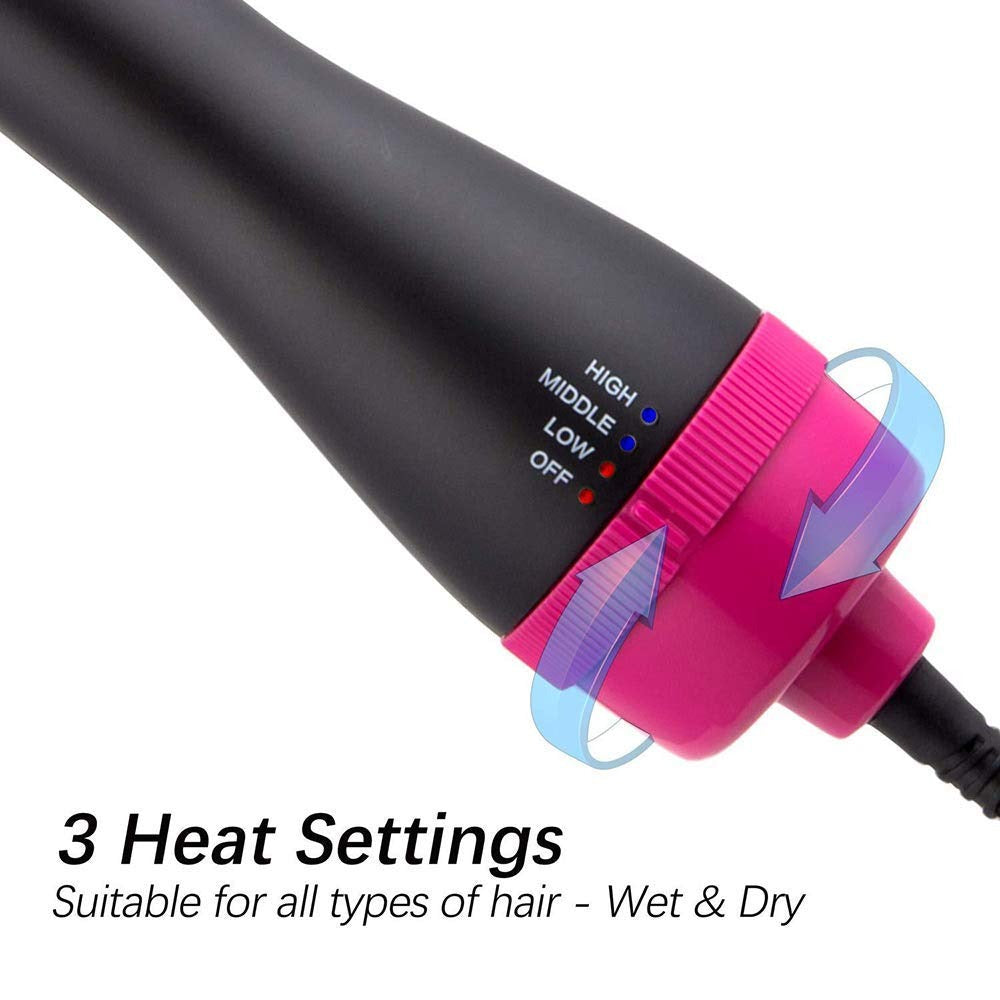 4 in 1 Hair Dryer-Straightener-Volumizer Brush