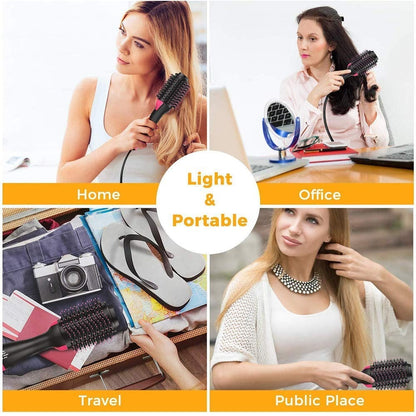 4 in 1 Hair Dryer-Straightener-Volumizer Brush