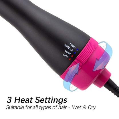 4 in 1 Hair Dryer-Straightener-Volumizer Brush